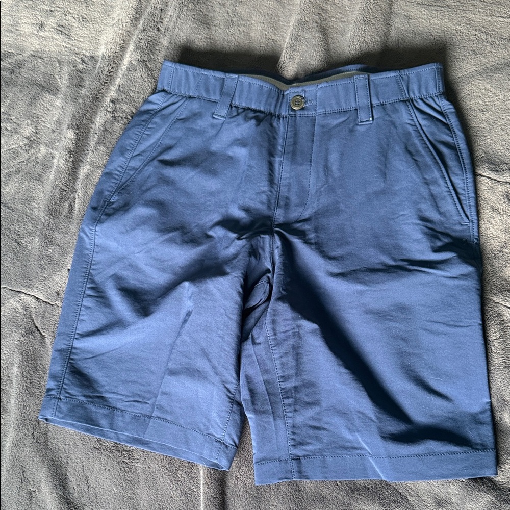 Under Armour Men's Navy Flat Front Shorts